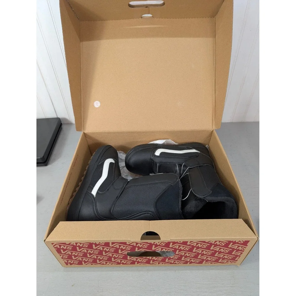 Vans Aura Linerless Snowboard Boots Men's 7 Black/Gum Synthetic VN000BWGB9M